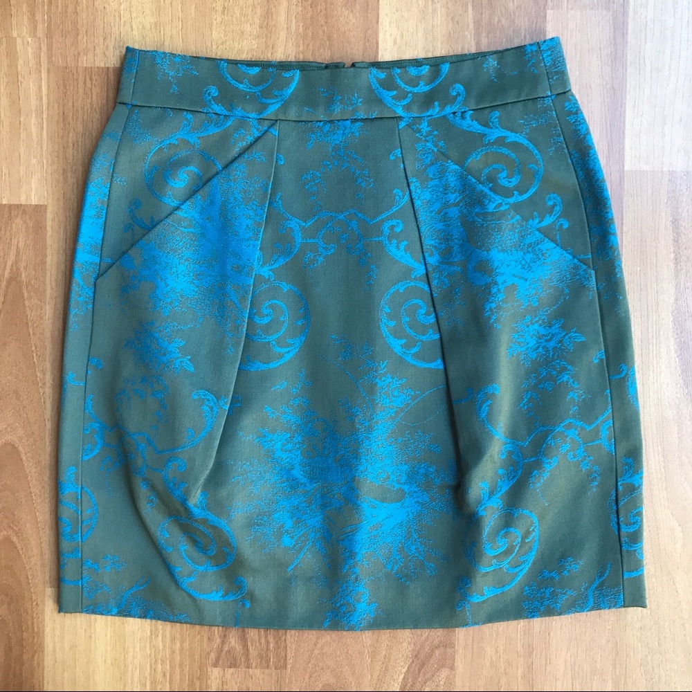 J. Crew brocade mini skirt